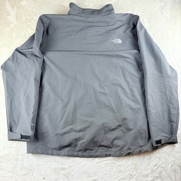 The North Face Jacket Men's XXL Flash Dry Full Zip Gray Softshell Activewear - Picture 2 of 12